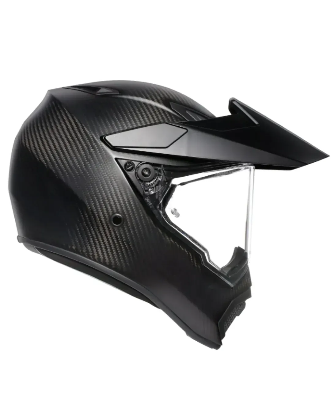 Адвенчър каска AGV AX9 DOT(E2206) MPLK - MONO МАТТ CARBON