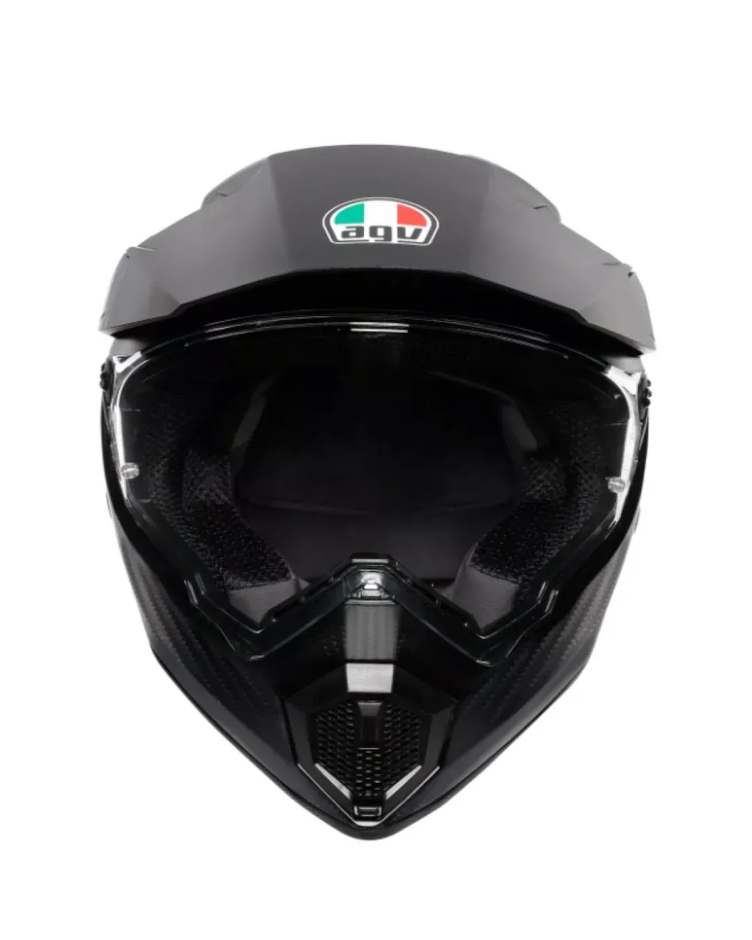 Адвенчър каска AGV AX9 DOT(E2206) MPLK - MONO МАТТ CARBON