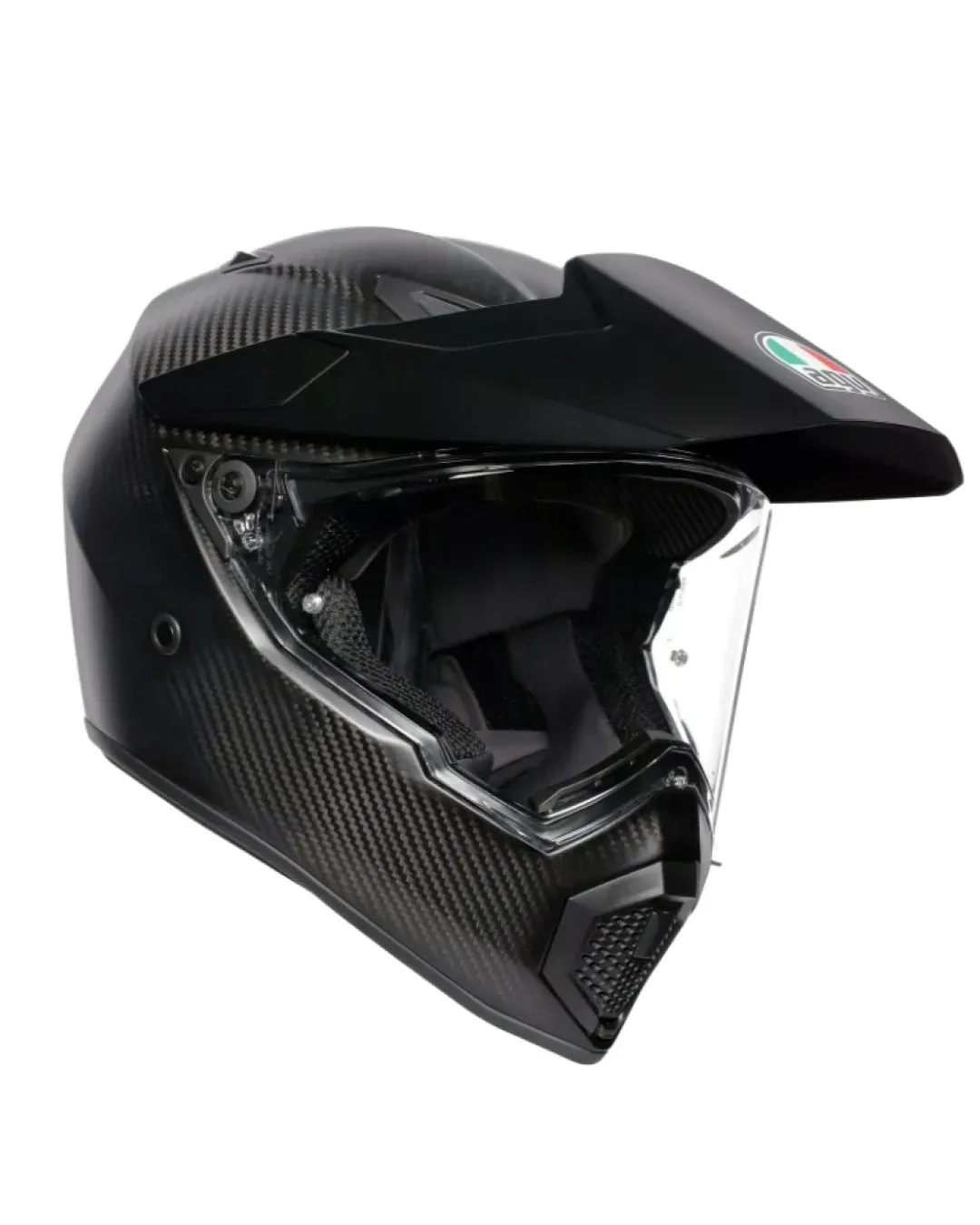 Адвенчър каска AGV AX9 DOT(E2206) MPLK - MONO МАТТ CARBON