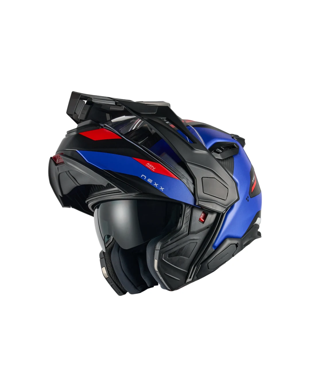 Адвенчър каска NEXX X.LIFECOUNTRY TERRA BLUE/RED MT
