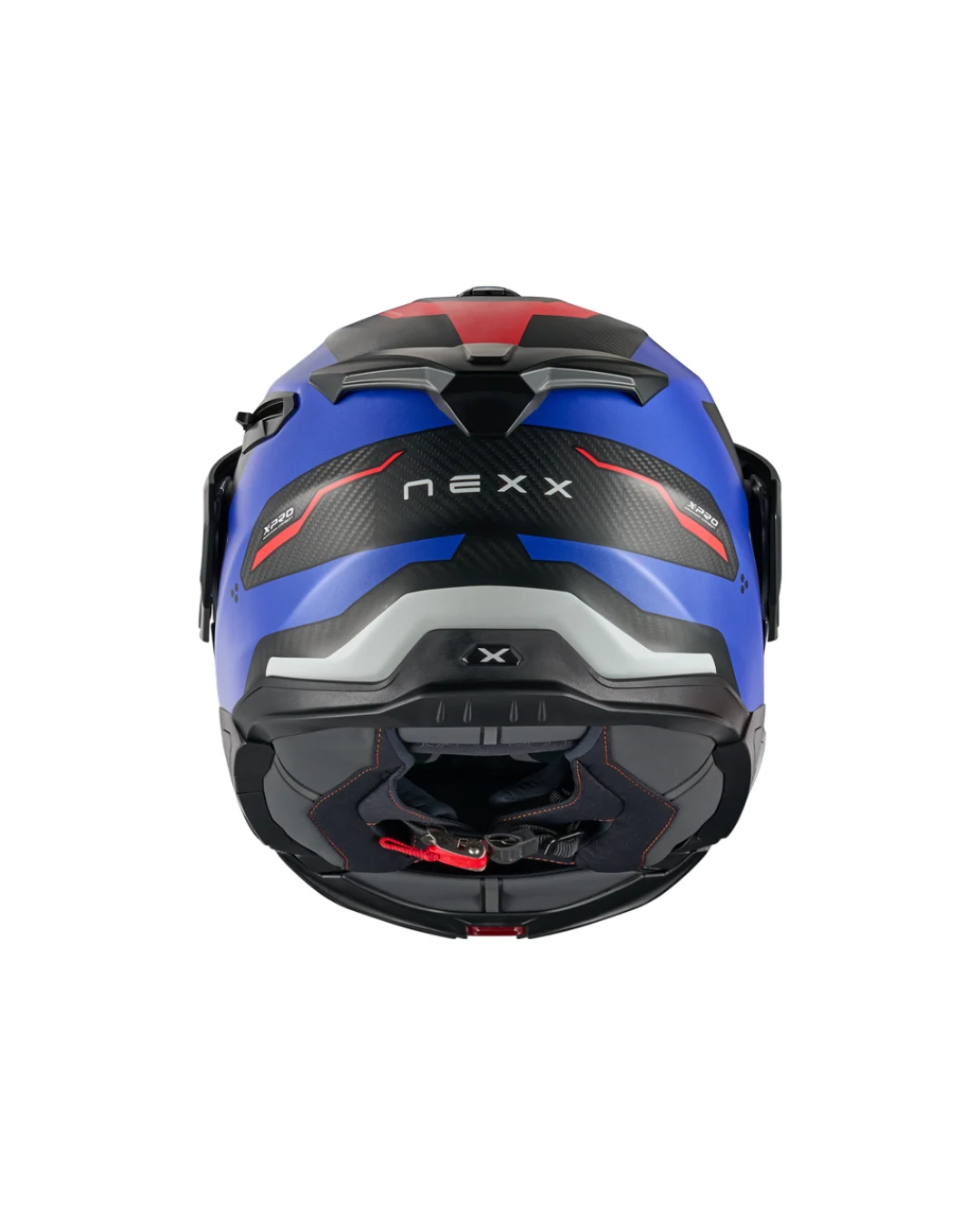 Адвенчър каска NEXX X.LIFECOUNTRY TERRA BLUE/RED MT