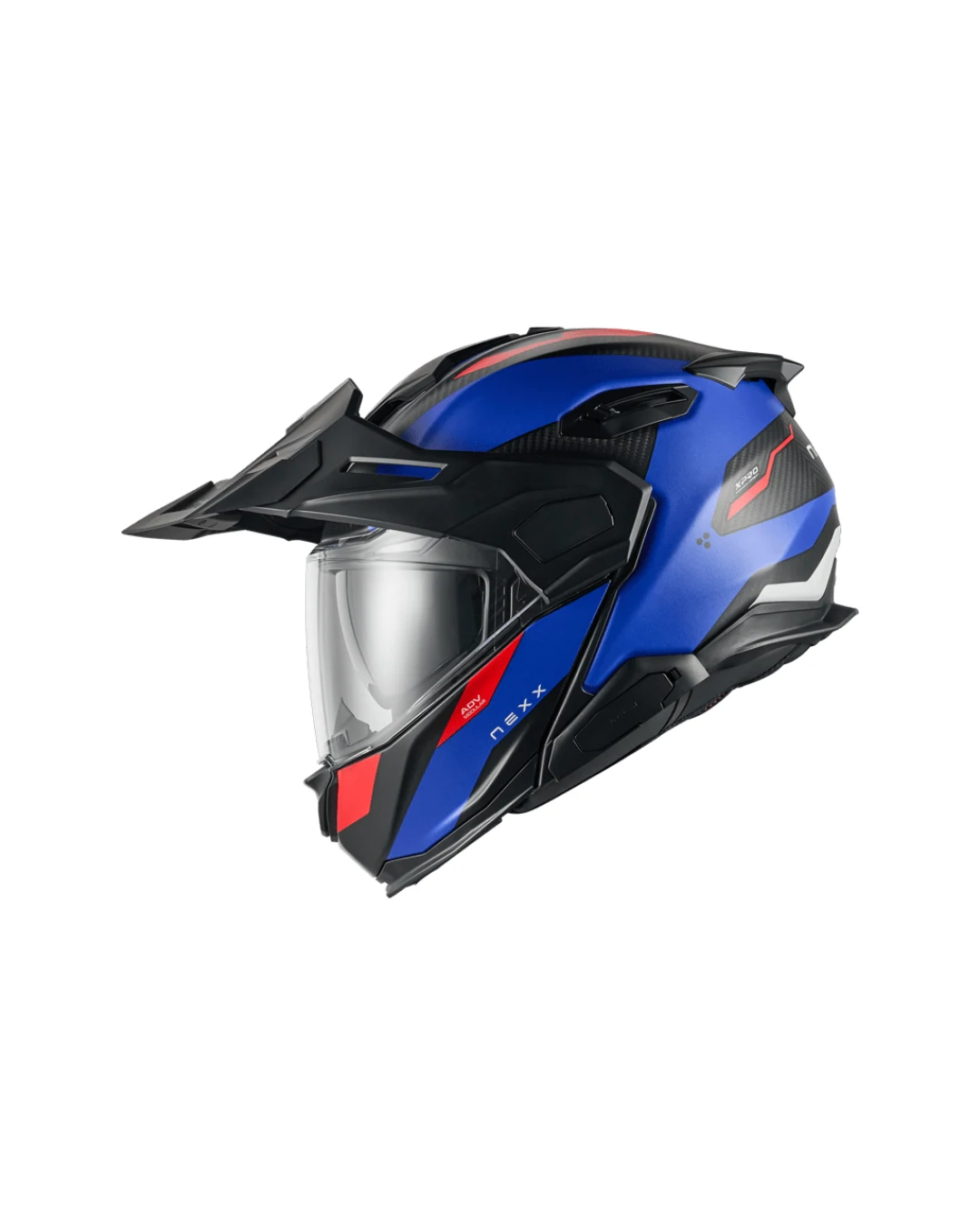 Адвенчър каска NEXX X.LIFECOUNTRY TERRA BLUE/RED MT