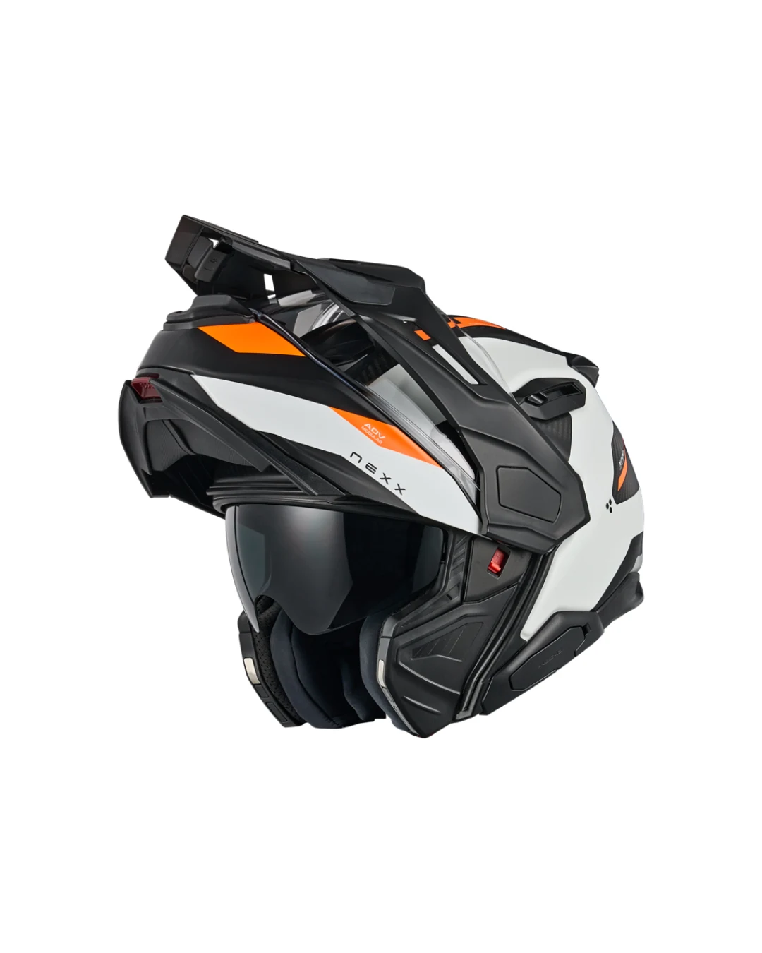 Адвенчър каска NEXX X.LIFECOUNTRY TERRA WHITE/ORANGE