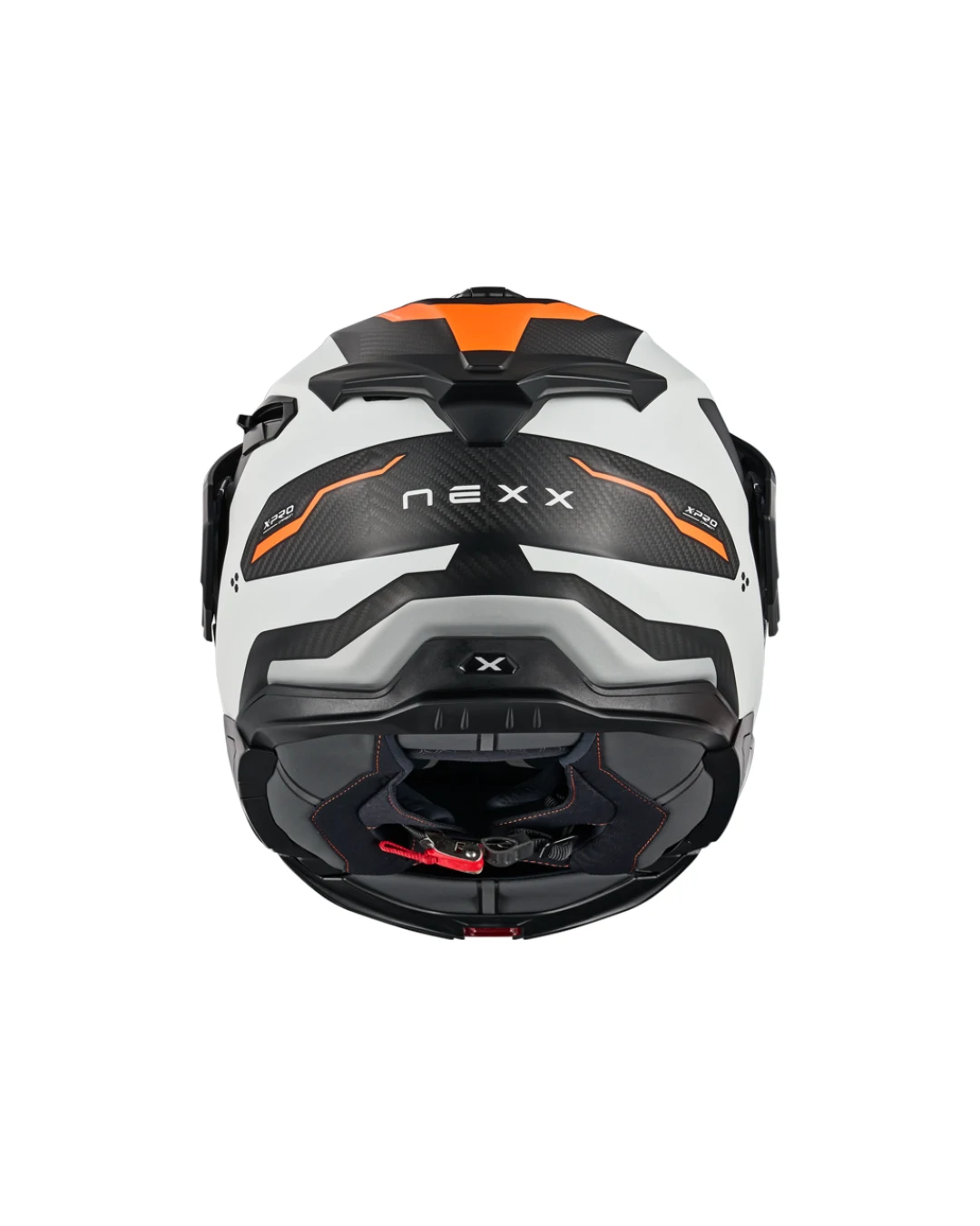 Адвенчър каска NEXX X.LIFECOUNTRY TERRA WHITE/ORANGE