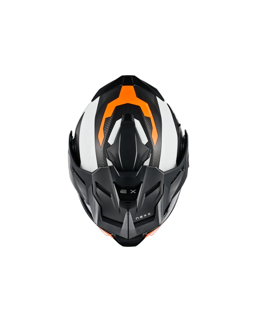 Адвенчър каска NEXX X.LIFECOUNTRY TERRA WHITE/ORANGE