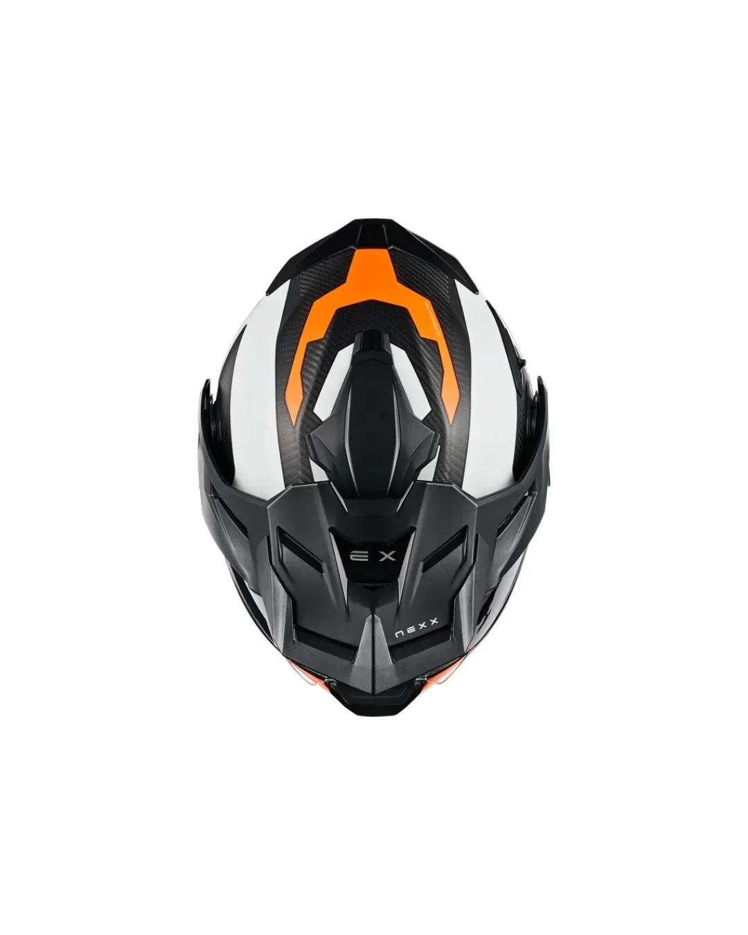 Адвенчър каска NEXX X.LIFECOUNTRY TERRA WHITE/ORANGE