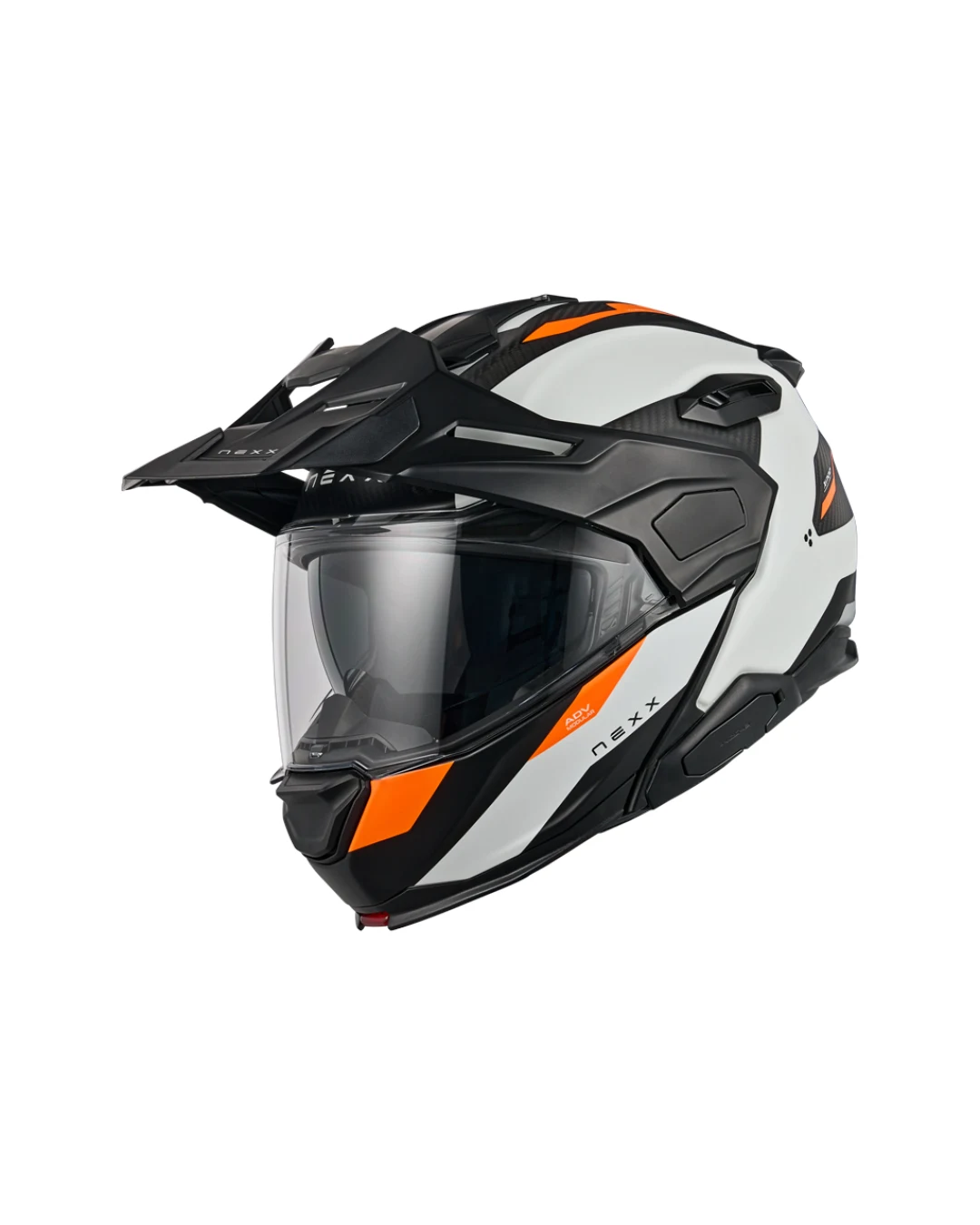 Адвенчър каска NEXX X.LIFECOUNTRY TERRA WHITE/ORANGE