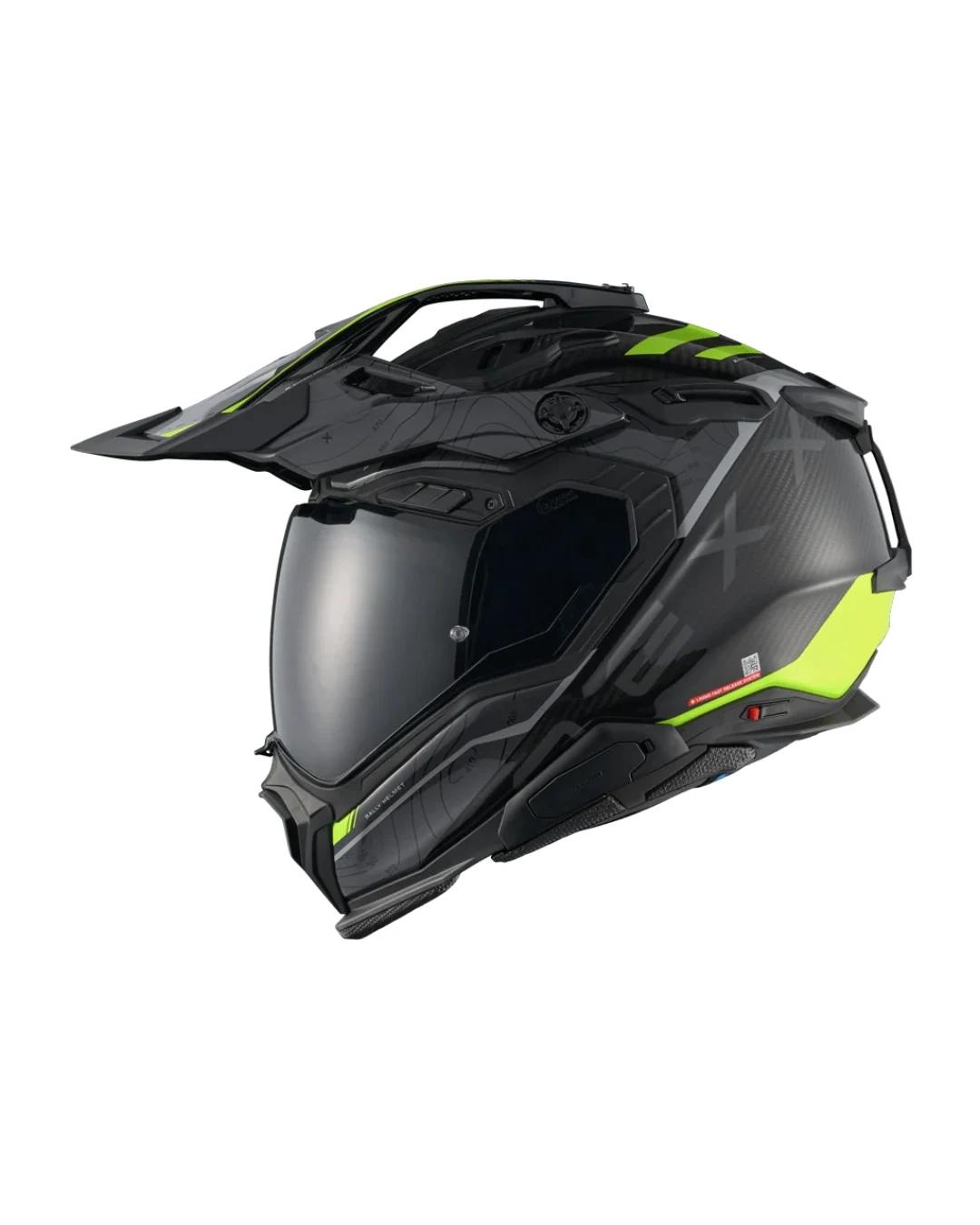 Адвенчър каска NEXX X.WED3 FURKA GREY/NEON