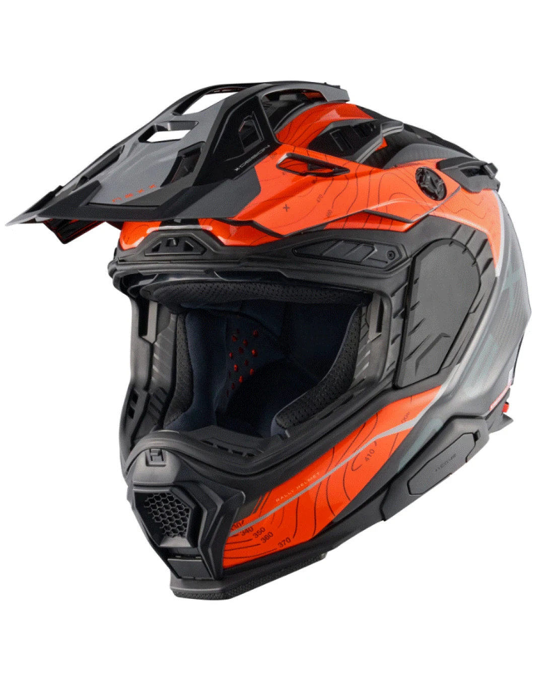 Адвенчър каска NEXX X.WED3 FURKA ORANGE/GREY
