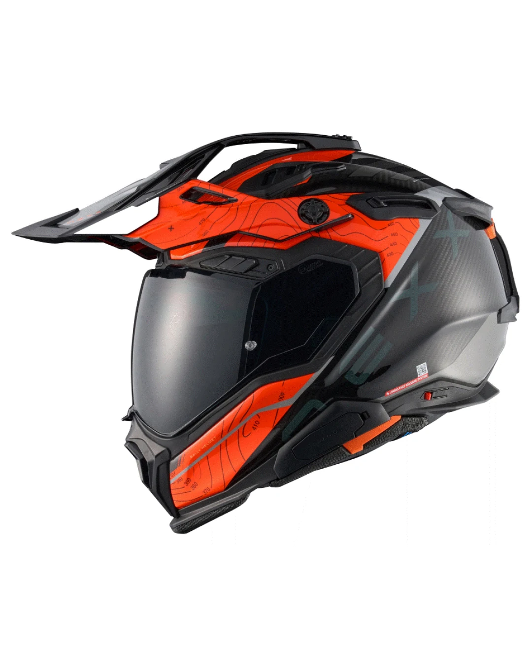 Адвенчър каска NEXX X.WED3 FURKA ORANGE/GREY
