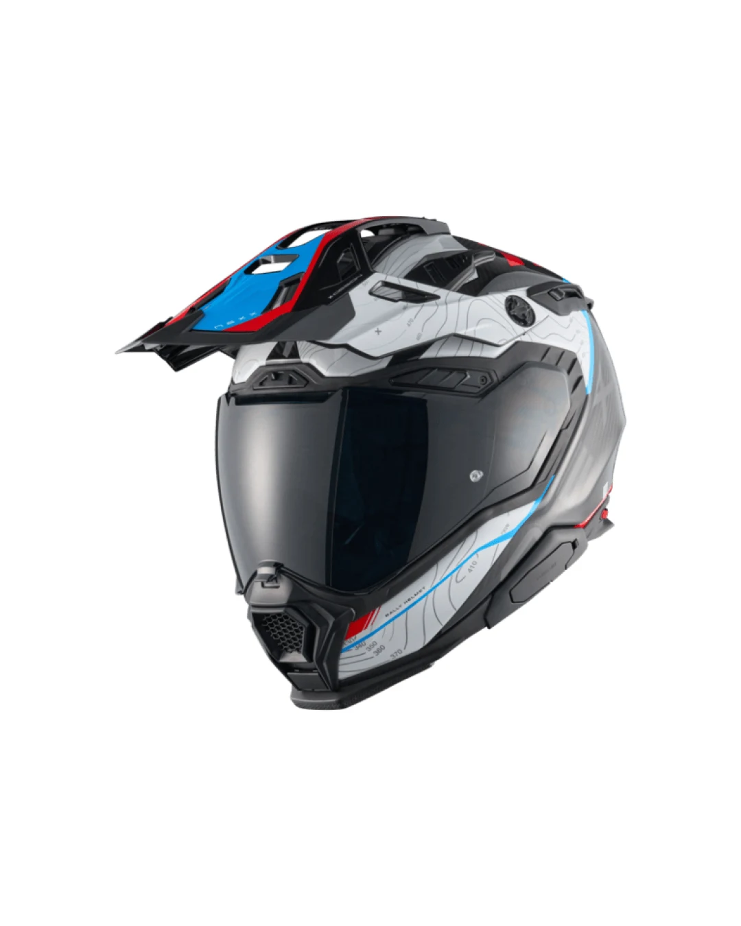 Адвенчър каска NEXX X.WED3 FURKA RED/BLUE