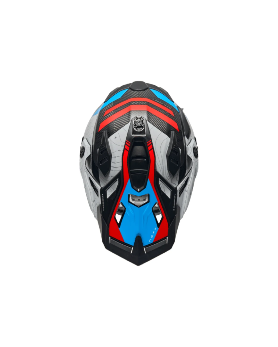 Адвенчър каска NEXX X.WED3 FURKA RED/BLUE