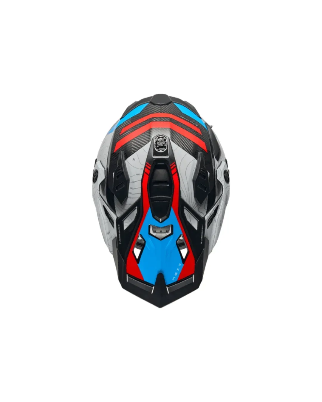 Адвенчър каска NEXX X.WED3 FURKA RED/BLUE