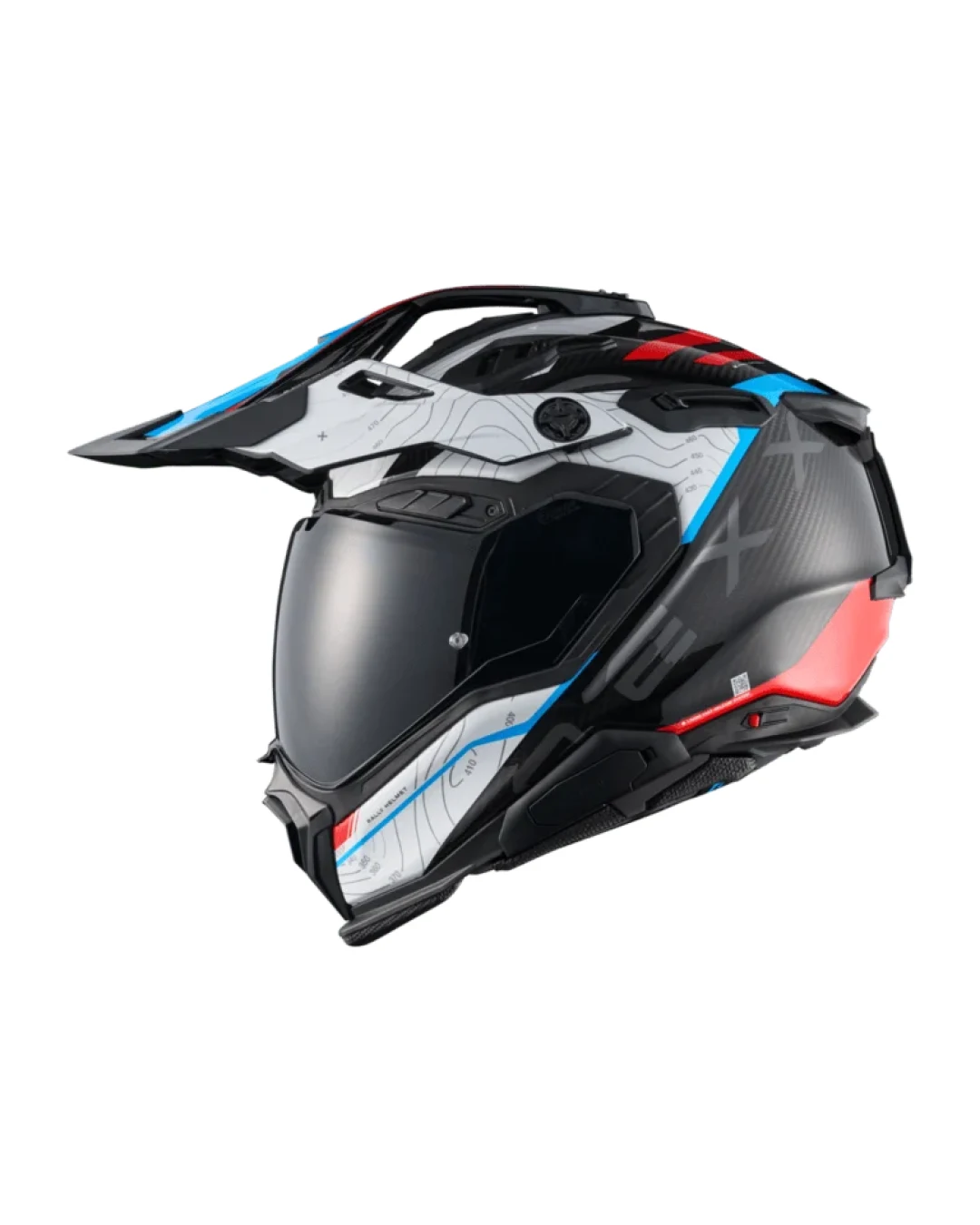 Адвенчър каска NEXX X.WED3 FURKA RED/BLUE