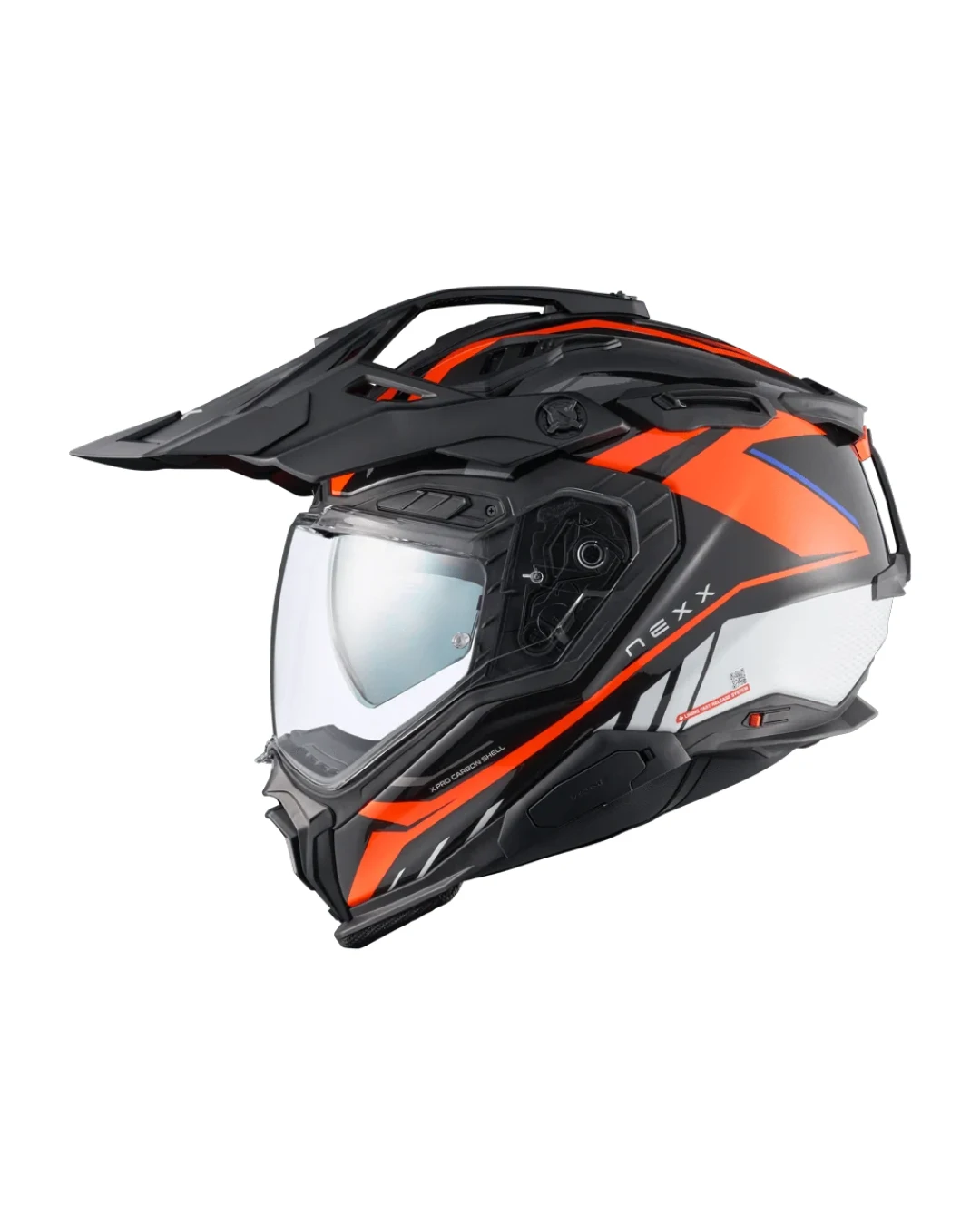 Адвенчър каска NEXX X.WED3 GOBI ORANGE/WHITE