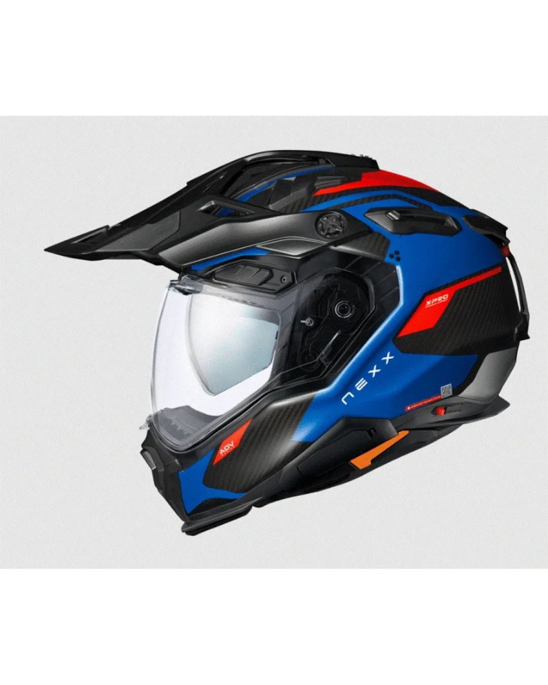 Адвенчър каска NEXX X.WED3 GOBI RED/BLUE