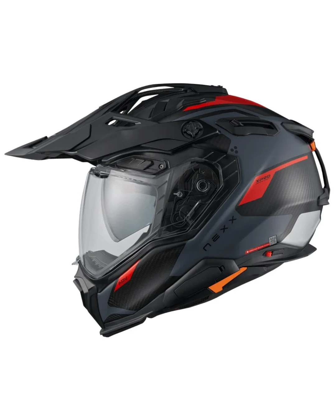 Адвенчър каска NEXX X.WED3 KEYO GRAY RED MATT