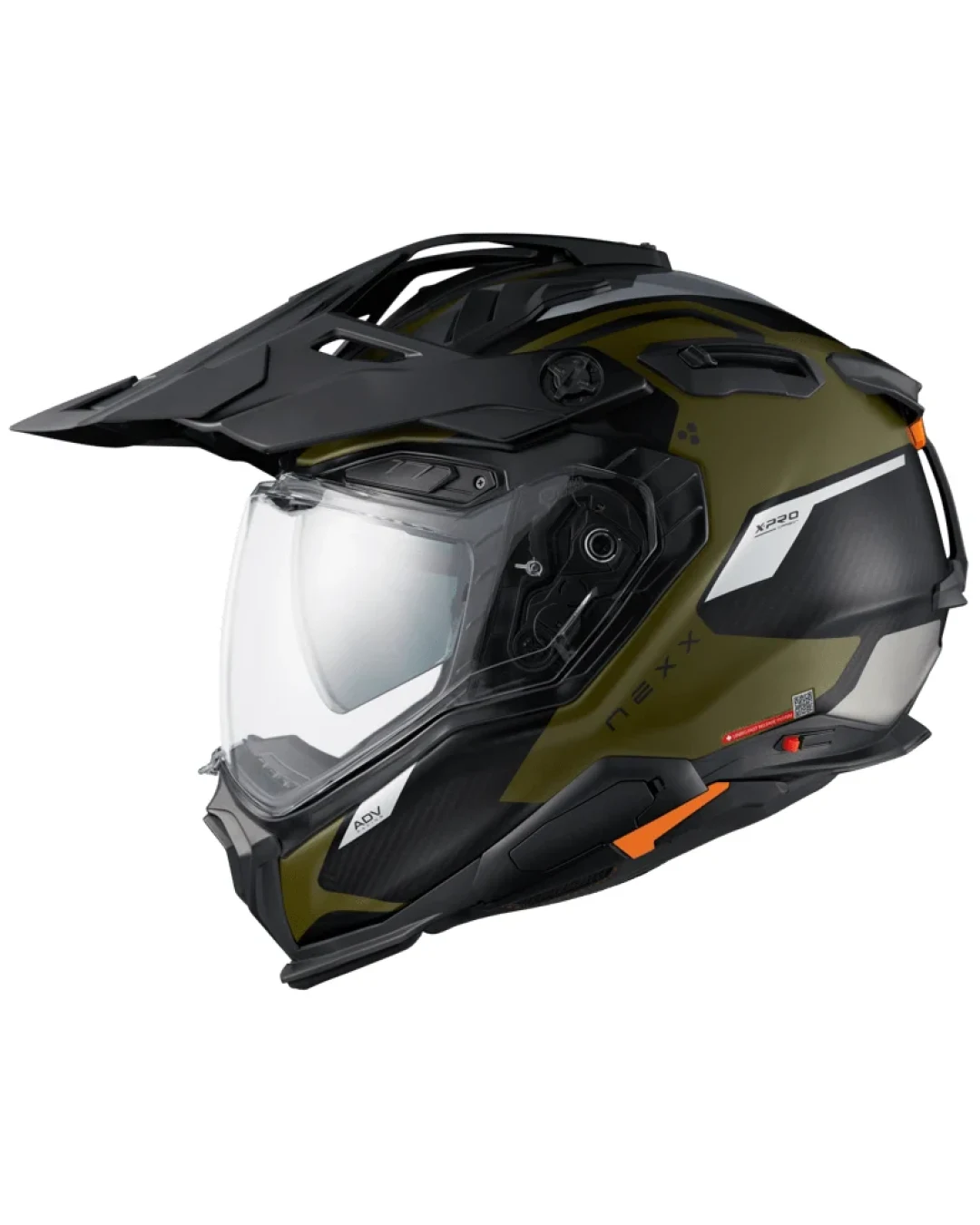 Адвенчър каска NEXX X.WED3 KEYO GREEN SILVER MATT