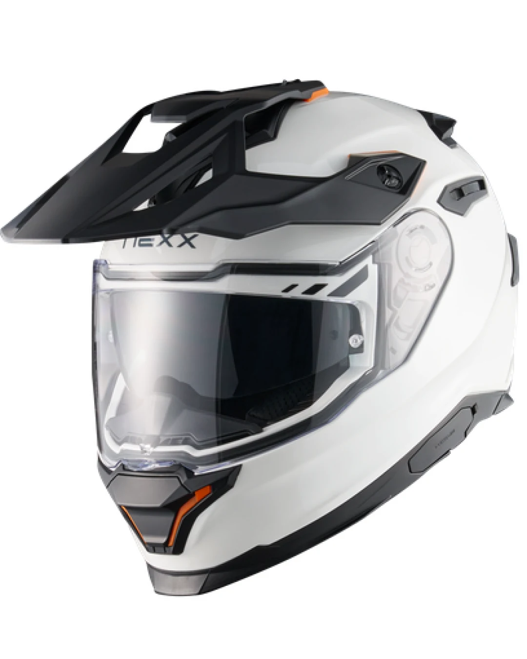 Адвенчър каска NEXX  Y.TRAVL PLAIN WHITE