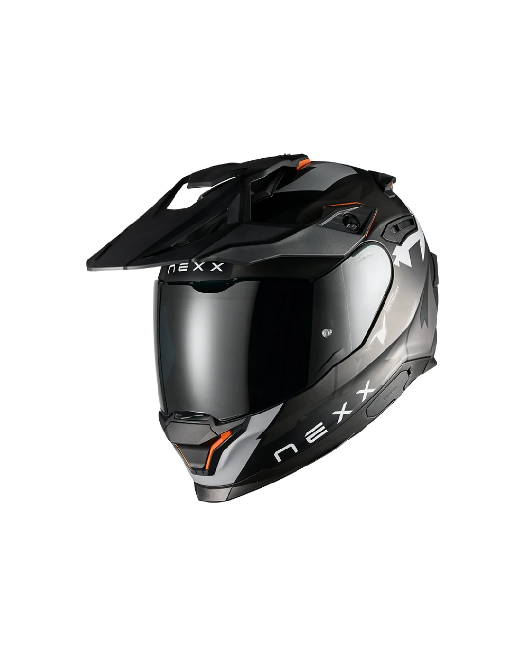 Адвенчър каска NEXX Y.TRAVL PRIMAL BLACK GREY MATT