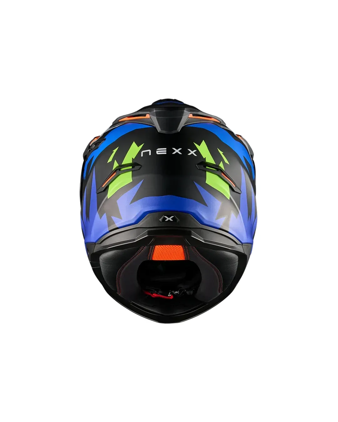 Адвенчър каска NEXX Y.TRAVL PRIMAL BLUE NEON MATT