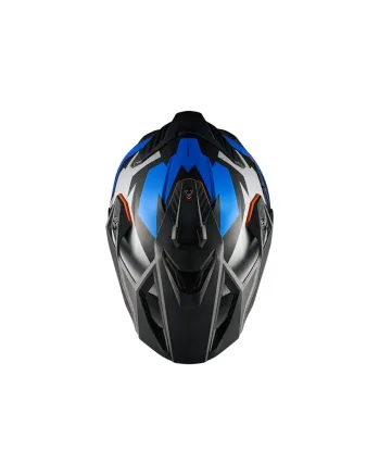 Адвенчър каска NEXX Y.TRAVL PRIMAL BLUE NEON MATT