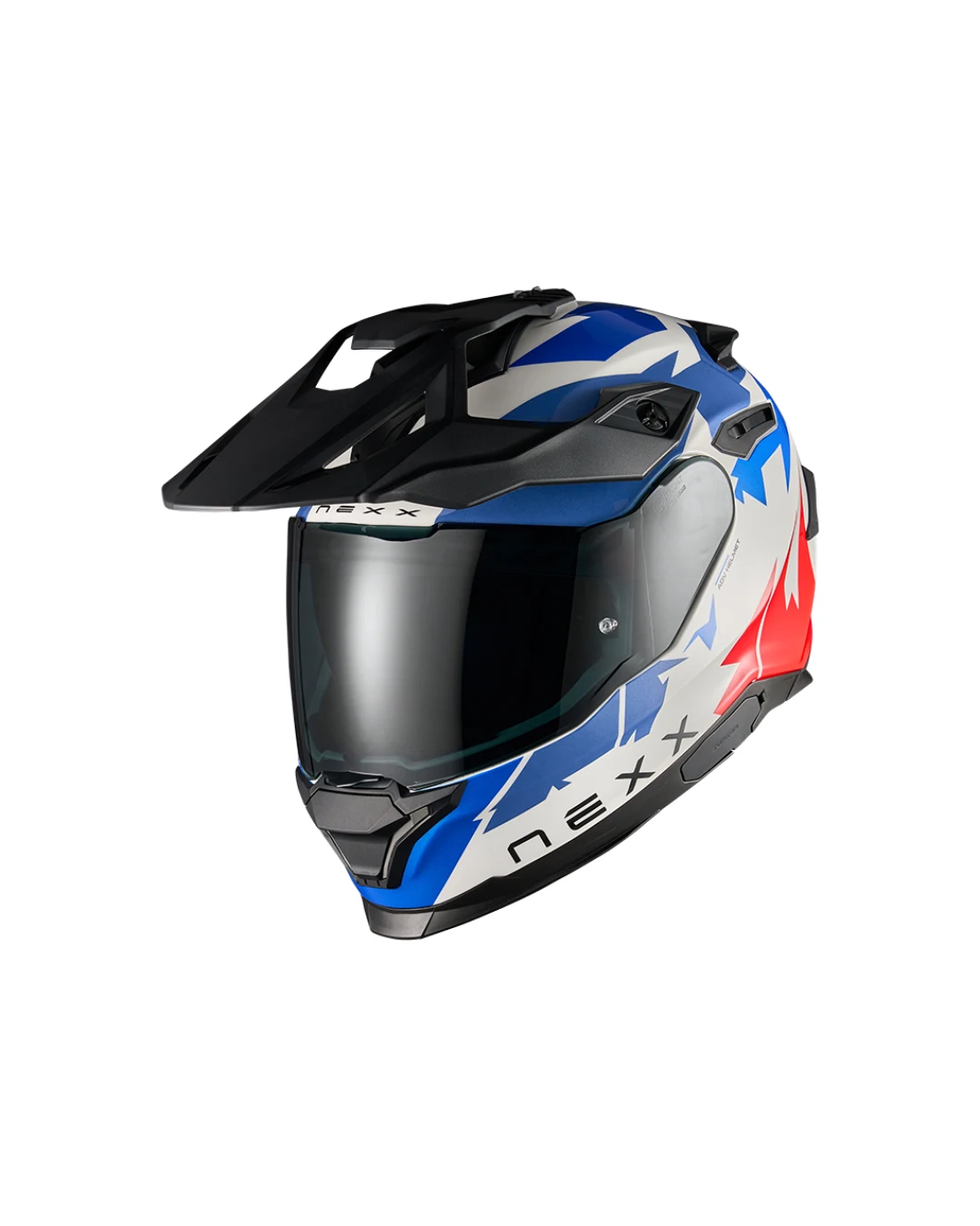 Адвенчър каска NEXX Y.TRAVL PRIMAL BLUE RED