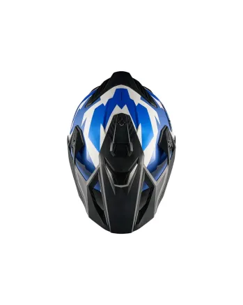 Адвенчър каска NEXX Y.TRAVL PRIMAL BLUE RED
