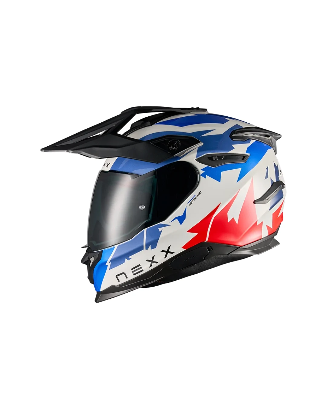 Адвенчър каска NEXX Y.TRAVL PRIMAL BLUE RED