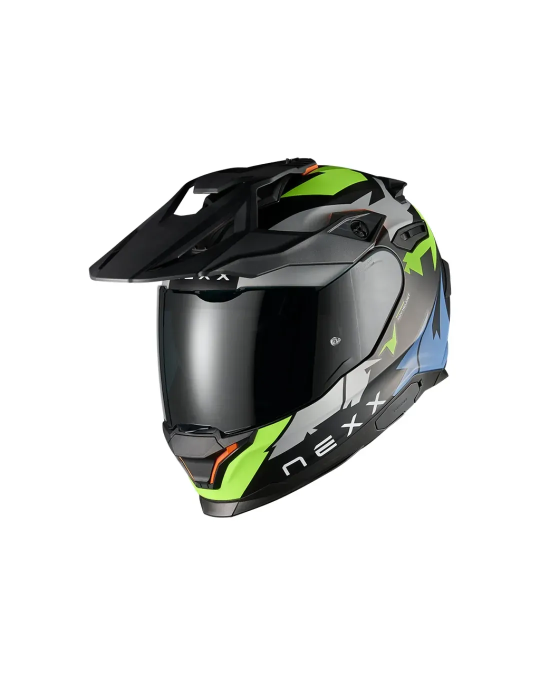Адвенчър каска NEXX Y.TRAVL PRIMAL NEON BLACK MATT
