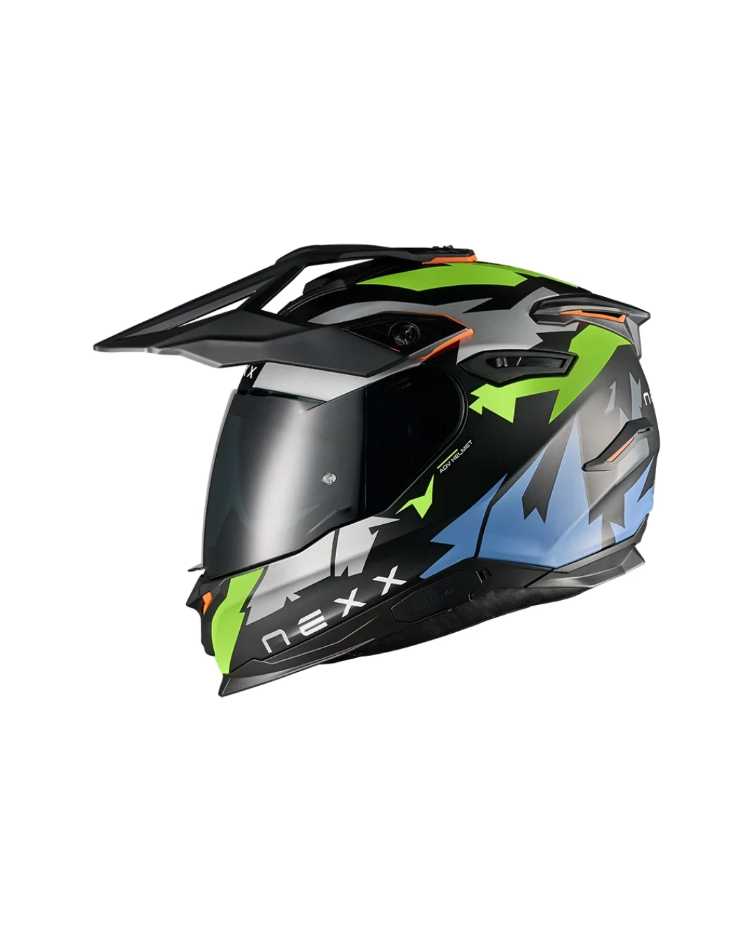 Адвенчър каска NEXX Y.TRAVL PRIMAL NEON BLACK MATT