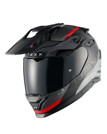 Адвенчър каска NEXX  Y.TRAVL QUEST BLACK RED