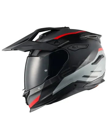 Адвенчър каска NEXX  Y.TRAVL QUEST BLACK RED