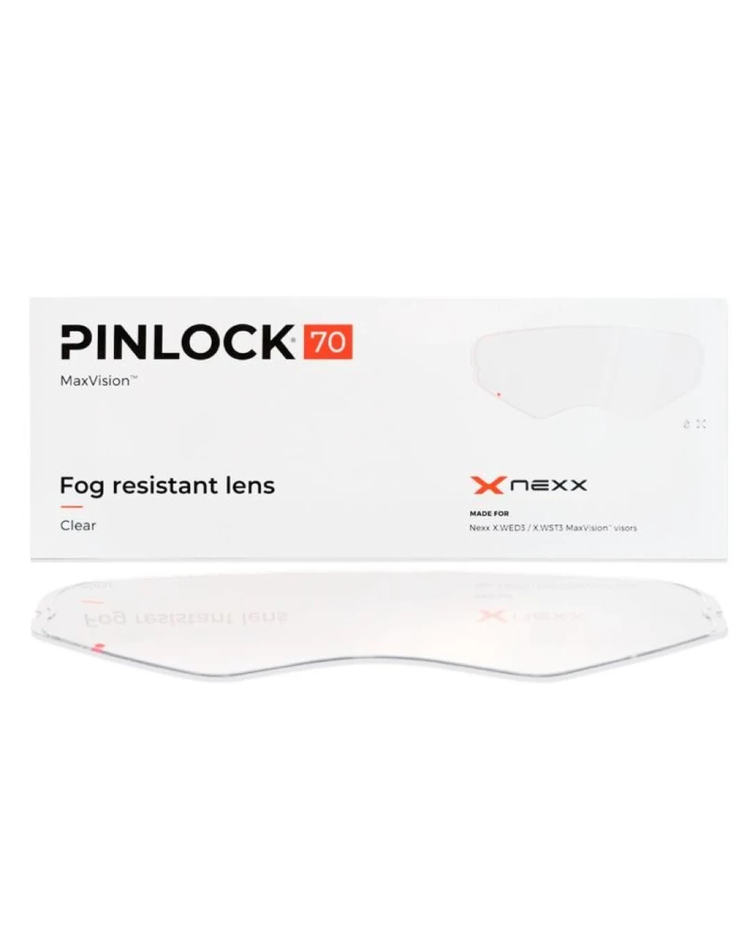 Антифог плака  PINLOCK 70 CLEAR за каска NEXX X.WED3