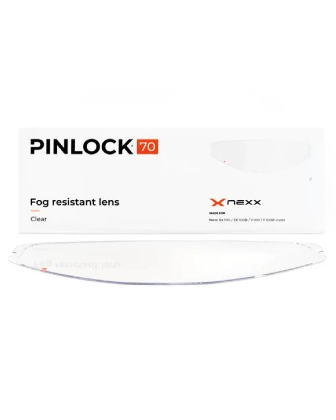 Антифог плака  PINLOCK 70 CLEAR за каска NEXX Y.100R
