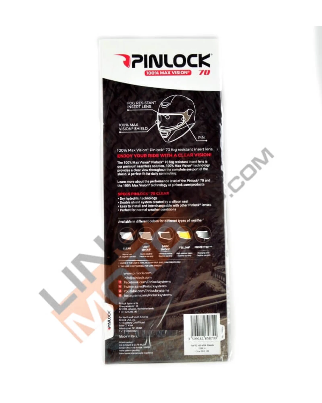 Антифог плака за SHARK Skwal/Spartan/D-Skwal/Skwal 2/D-Skwal 2 VZ160MVX