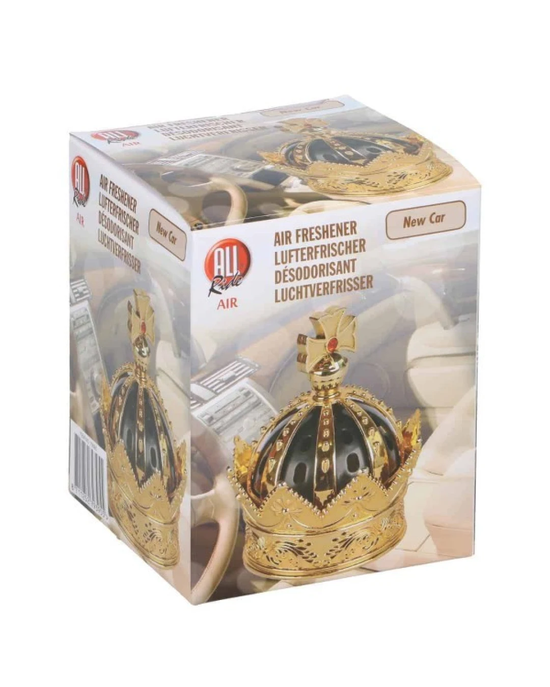 Ароматизатор освежител за въздух Корона с аромат на Нова кола - 50ml, All Ride