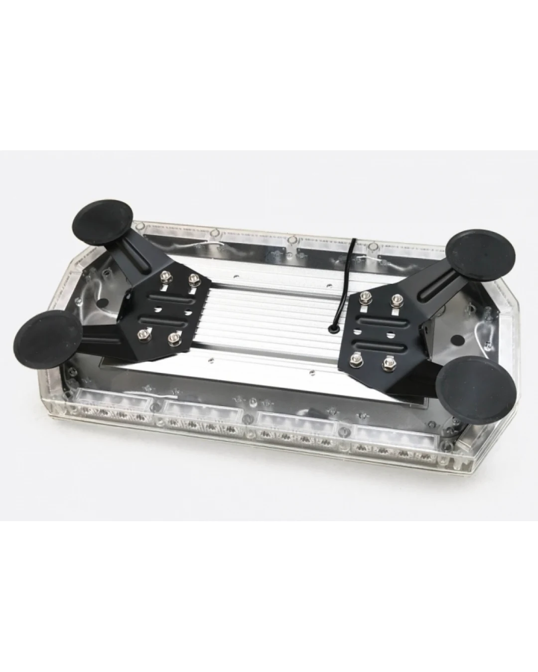 Аварийна Сигнална Лампа 60см Бар LED Блиц Маяк с Магнити 12-24V 16 режима на работа Жълта За Пътна Помощ Платформа Снегорин Багер Бус Ван и др.
