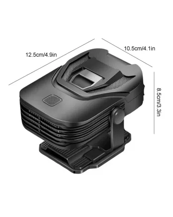 Автомобилна печка с вентилатор 4 сезона 12V 150W – режим отопление / вентилатор, размразяване и обезпотяване, въртяща стойка