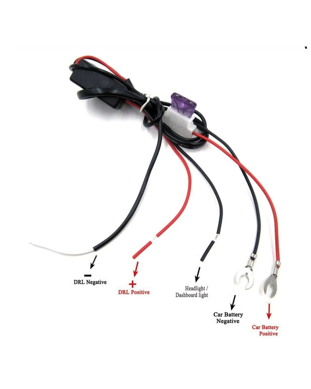 Автомобилно реле за LED дневни светлини с DRL контрол и димер ON/OFF - 12V