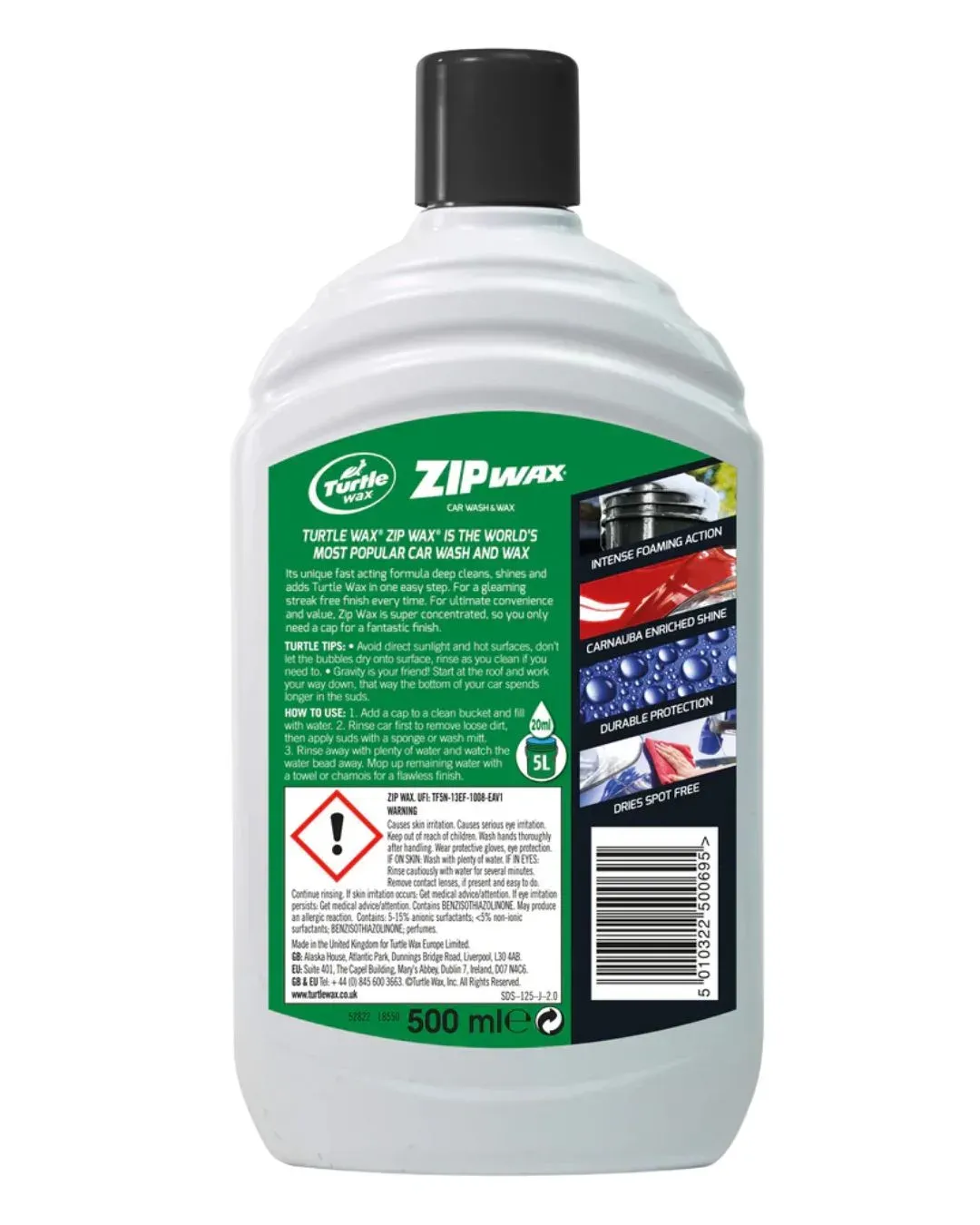 Автошампоан Turtle Wax Zip Wax 1 L