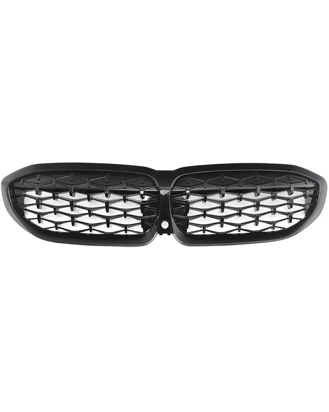 Бъбреци Решеткa за BMW Series 3 G20, G21, G28 Diamond Style Черен Гланц