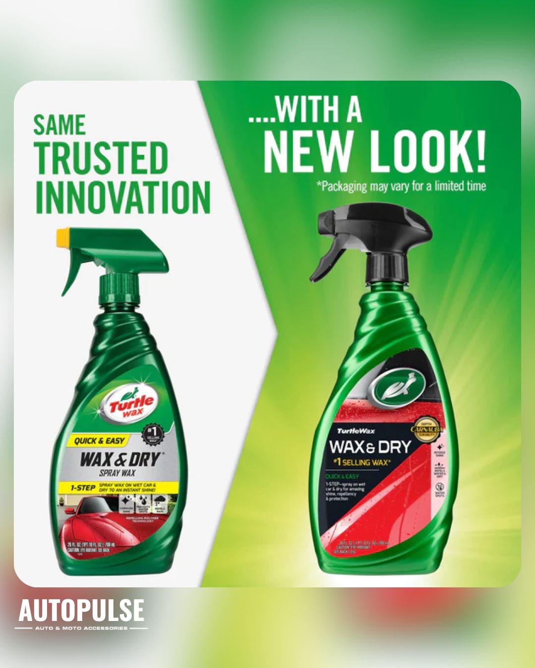 Бърза Спрей Вакса Turtle Wax Wax & Dry Spray Wax 500 мл