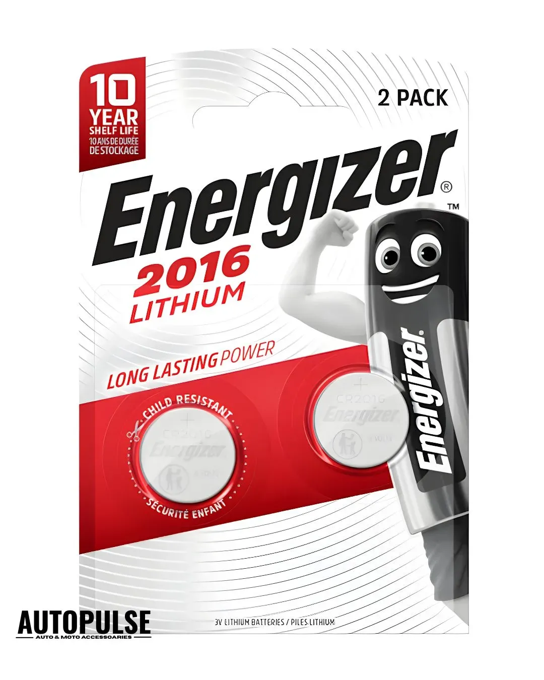Батерии Energizer Lithium 2016 (3V) 2 бр.
