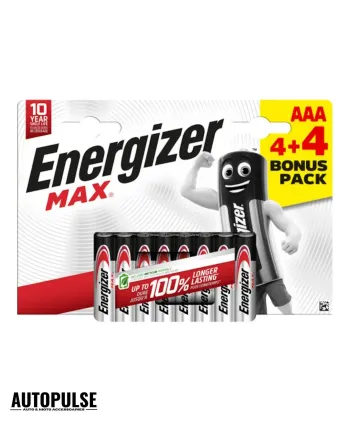 Батерии Energizer MAX AAA (1.5 V) 4+4 бр.