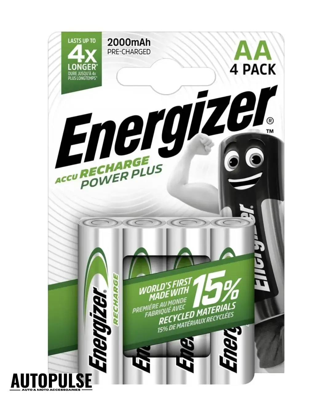Батерии Energizer Power Plus AA (2000mAh) 4 бр.