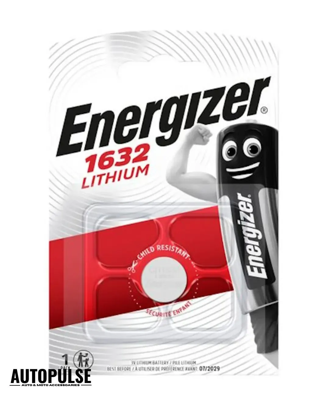 Батерия Energizer 1632 Lithium (3V) 1 бр.