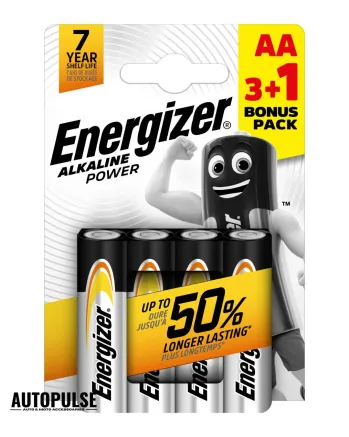 Батерия Energizer Alkaline Power AA 3+1 бр.