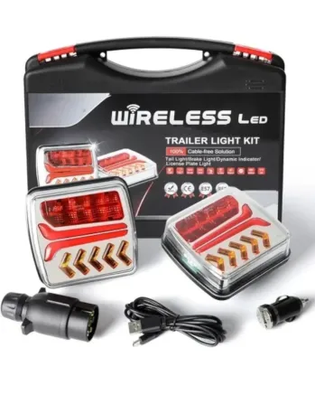 Безжични Wireless Led Лед стопове стоп светлина с магнит 12V за ремарке каравана кемпер колесар