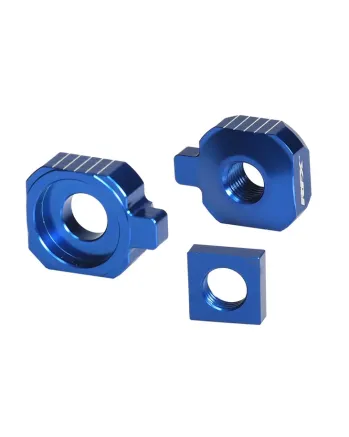 Блок втулка за задна ос RFX Pro 2 Rear Axle Adjuster Blocks (Blue) - Husqvarna TC85